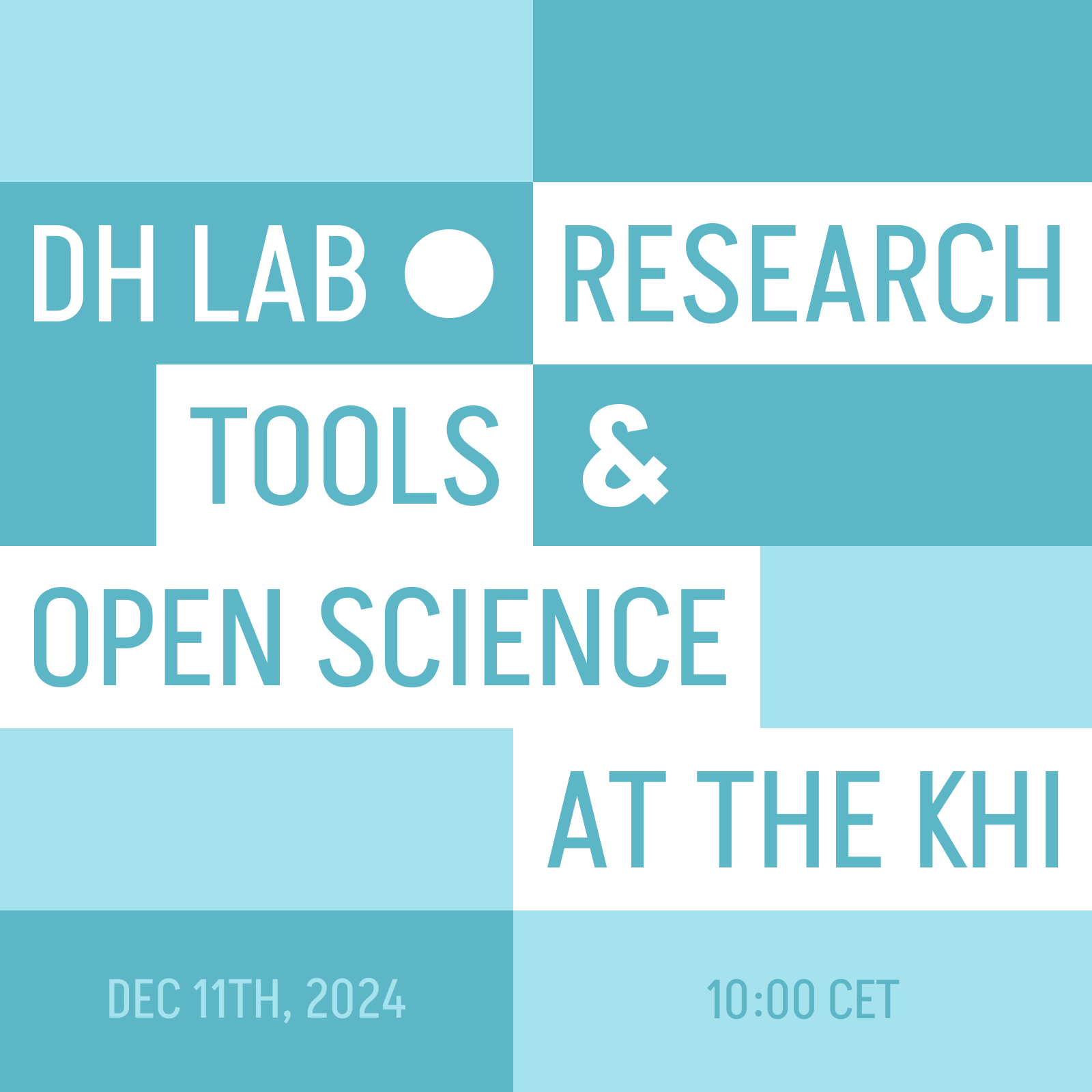 Research Tools and Open Science at the KHI​